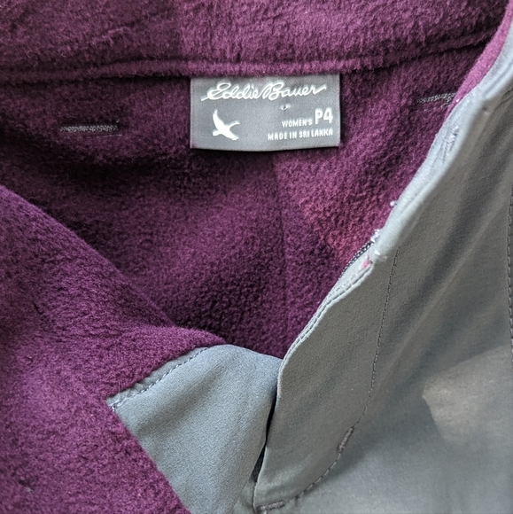 NWT Eddie Bauer fleece lined pants - Picture 5 of 5